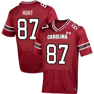 Men Brady Hunt Garnet South Carolina #87 High School Jerseys 315766-852