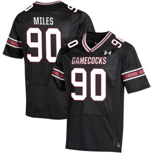 Men Davonte Miles Black South Carolina #90 NCAA Jerseys 439466-355