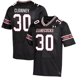 Men Demon Clowney Black South Carolina Gamecocks #30 Embroidery Jerseys 390242-964
