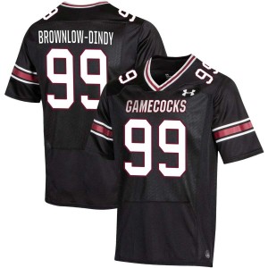 Men Gabriel Brownlow-Dindy Black University of South Carolina #99 Stitched Jerseys 793210-594