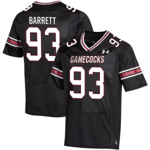 Men Nick Barrett Black South Carolina Gamecocks #93 Stitched Jersey 921440-524