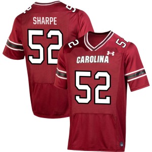 Men Nick Sharpe Garnet South Carolina #52 University Jersey 351458-852