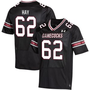 Men Nolan Hay Black Gamecocks #62 Official Jersey 927571-443