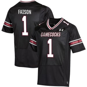 Men Rahsul Faison Black South Carolina Gamecocks #1 2025 Jersey 696142-835