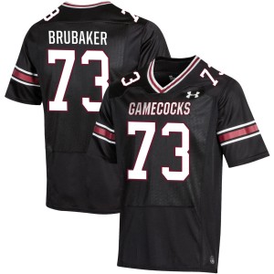 Men Ryan Brubaker Black South Carolina Gamecocks #73 Official Jerseys 877775-934