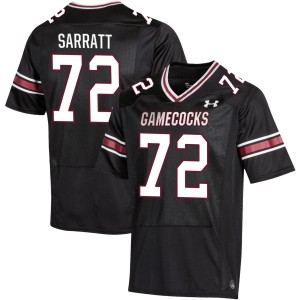 Men Shedrick Sarratt Jr. Black University of South Carolina #72 High School Jersey 185317-345