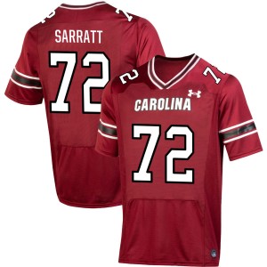 Men Shedrick Sarratt Jr. Garnet South Carolina Gamecocks #72 Official Jersey 218017-456