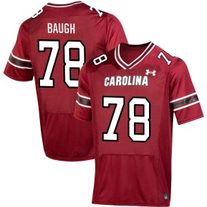 Men Trovon Baugh Garnet Gamecocks #78 Replica Jerseys 253446-948