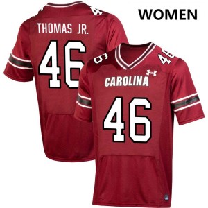 Women Bryan Thomas Jr. Garnet Gamecocks #46 2025-26 Jerseys 337007-802