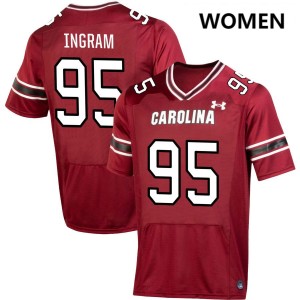 Women Christian Ingram Garnet University of South Carolina #95 2025 Jerseys 110774-513