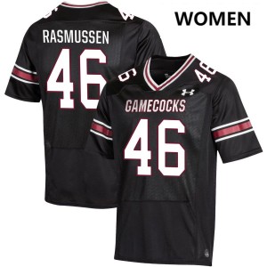 Women Cole Rasmussen Black University of South Carolina #46 2025 Jersey 349137-878