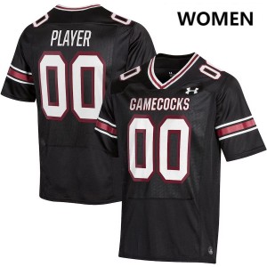 Women Custom Black South Carolina #00 Stitched Jerseys 882682-689