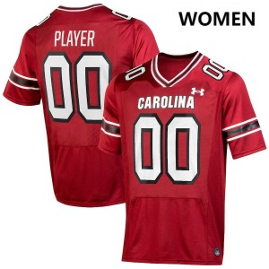Women Custom Garnet South Carolina #00 NCAA Jerseys 281490-628