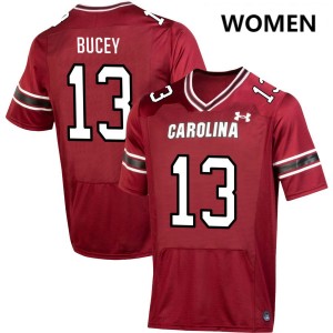 Women David Bucey Garnet Gamecocks #13 2025 Jerseys 812083-916