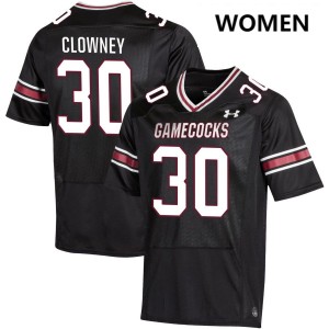 Women Demon Clowney Black South Carolina #30 University Jerseys 412852-213