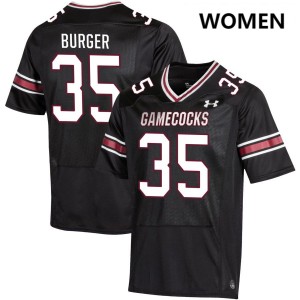 Women Jackson Burger Black South Carolina #35 2025 Jerseys 714374-878