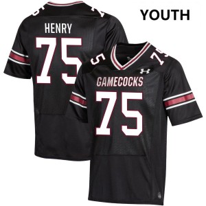 Youth Cason Henry Black South Carolina #75 2025 Jersey 943373-299