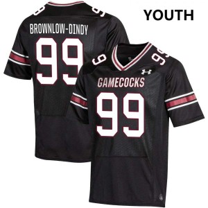Youth Gabriel Brownlow-Dindy Black South Carolina #99 Game Jerseys 234644-687