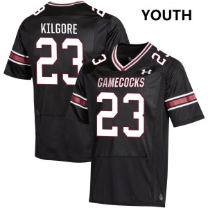 Youth Gerald Kilgore Black South Carolina Gamecocks #23 Official Jerseys 200412-341