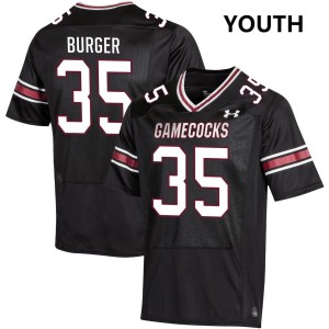 Youth Jackson Burger Black South Carolina #35 High School Jerseys 941029-164