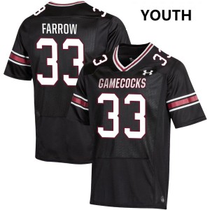 Youth Kyler Farrow Black South Carolina Gamecocks #33 NCAA Jerseys 479127-472