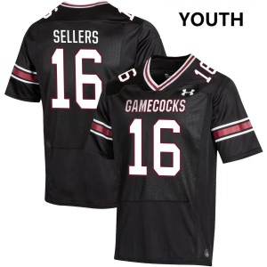 Youth LaNorris Sellers Black South Carolina Gamecocks #16 Player Jerseys 428523-619