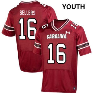 Youth LaNorris Sellers Garnet Gamecocks #16 Stitched Jerseys 475323-396