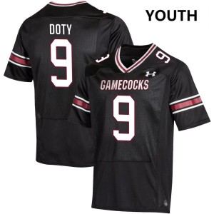 Youth Luke Doty Black South Carolina #9 NCAA Jersey 559601-599
