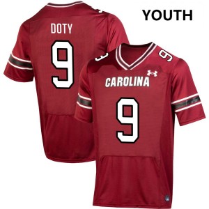 Youth Luke Doty Garnet South Carolina Gamecocks #9 Limited Jerseys 849852-419