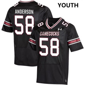 Youth Markee Anderson Black South Carolina Gamecocks #58 2025-26 Jersey 239707-870
