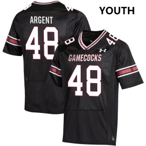 Youth Peyton Argent Black South Carolina #48 Stitched Jerseys 971421-477