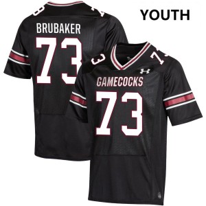 Youth Ryan Brubaker Black University of South Carolina #73 Embroidery Jersey 556027-115