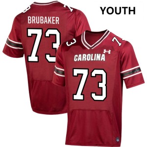 Youth Ryan Brubaker Garnet South Carolina #73 University Jerseys 729152-387