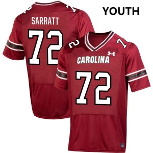 Youth Shedrick Sarratt Jr. Garnet South Carolina Gamecocks #72 Limited Jerseys 929409-560