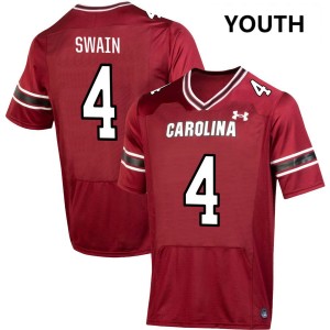 Youth Vicari Swain Garnet South Carolina Gamecocks #4 Replica Jerseys 882820-417