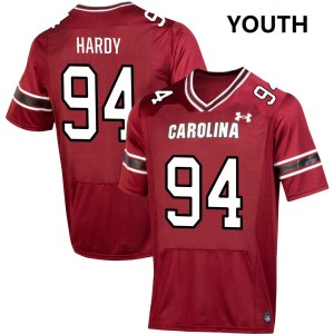 Youth Zavion Hardy Garnet South Carolina #94 Stitched Jersey 579517-517
